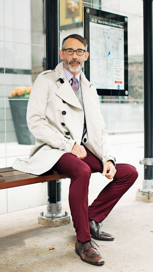 Calça sarja vinho masculina 2025